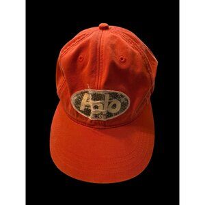 Vtg 90s Polo Sport Ralph Lauren Cap Distressed Logo Patch O/S Cotton preppy hat